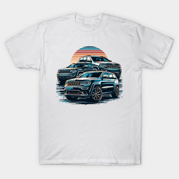 Jeep Grand Cherokee T-Shirt by Vehicles-Art